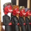 Souvenir pernikahan pulpen wayang